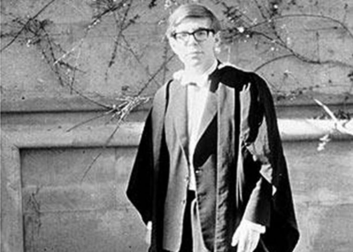 Stephen Hawking's graduation