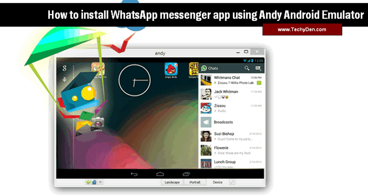 install andy android emulator on mac