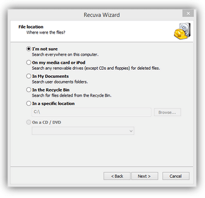 recuva wizard data recovery