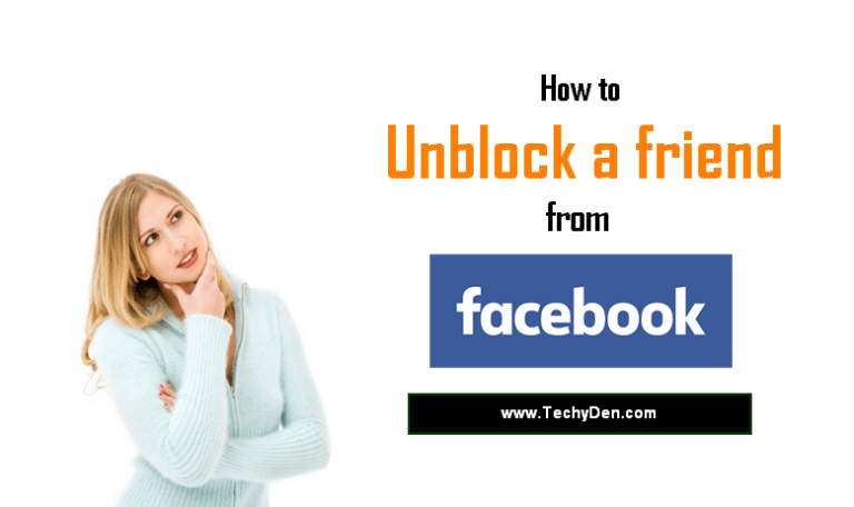 How to unblock a friend from Facebook