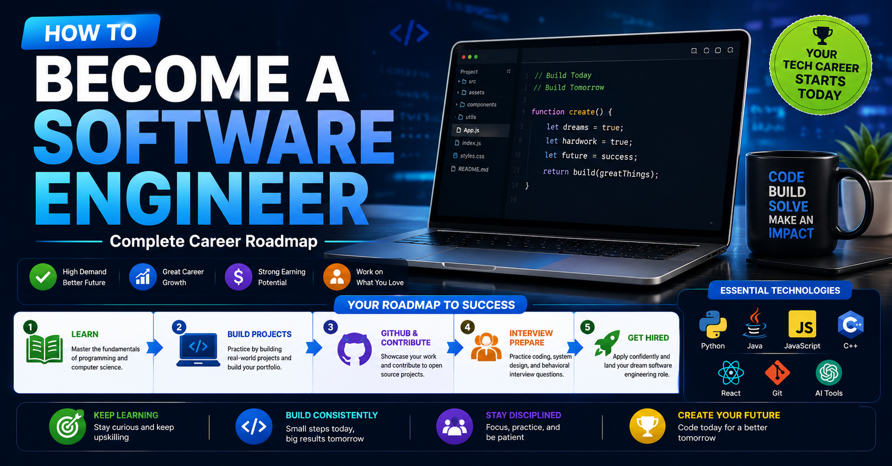 How to become a software engineer to start career