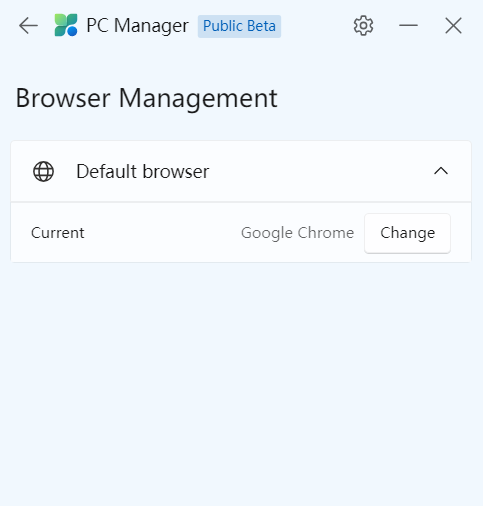 browser management