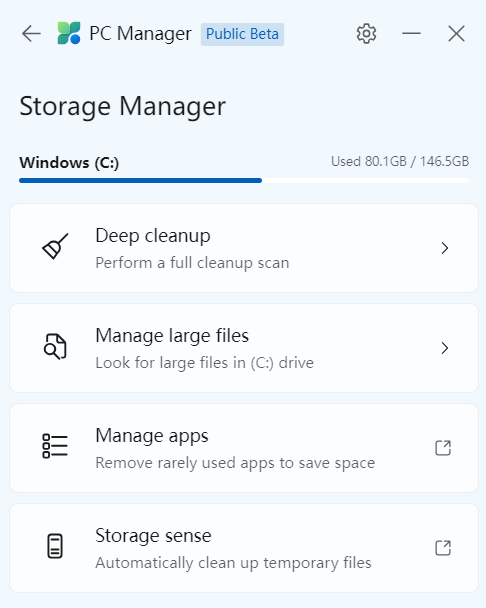 storage manager