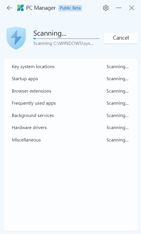 virus scanning