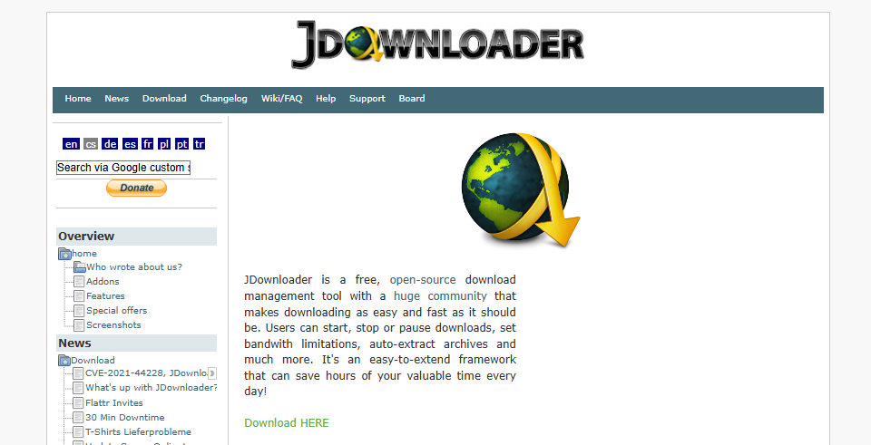 JDownloader