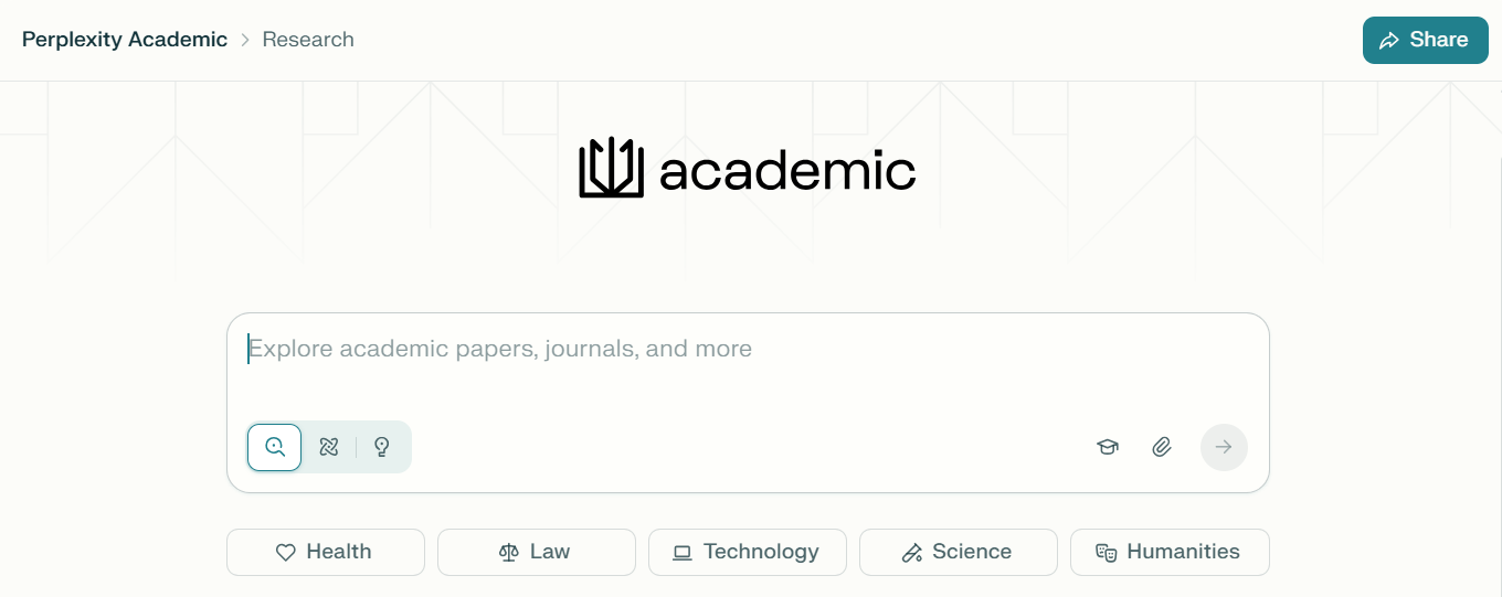 3. perplexity Academic
