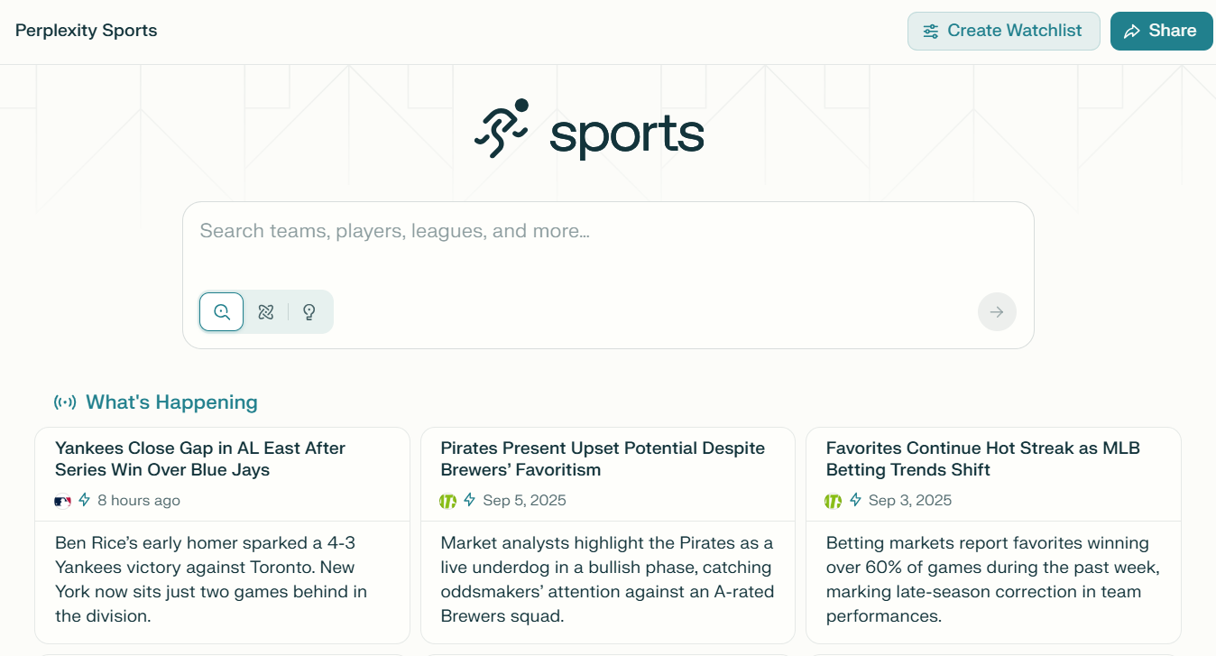 4. perplexity - Sports