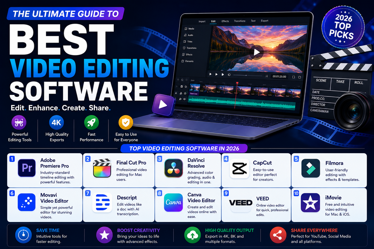 best video editing software for beginner to professional