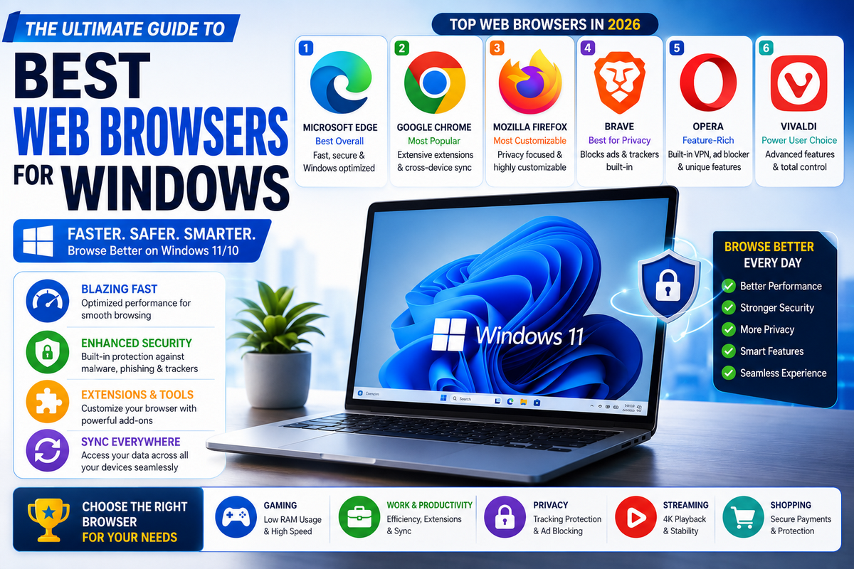 best web browsers for windows