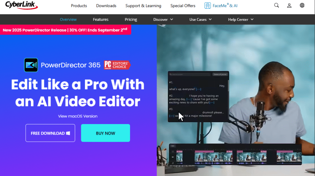 cyberlink powerdirector 365