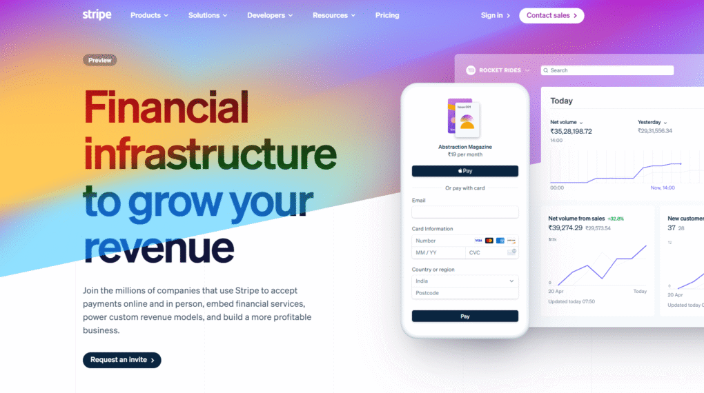 Stripe services - paypal alternative