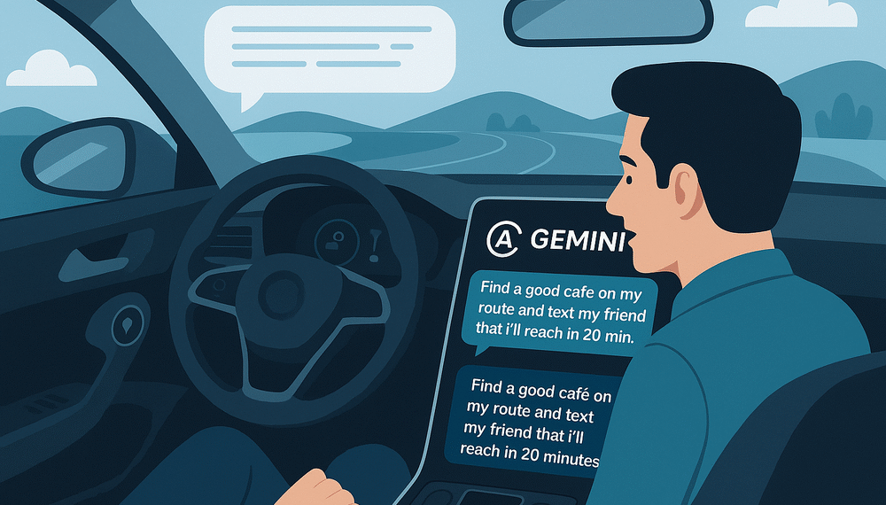 gemini ai in car- future of cars