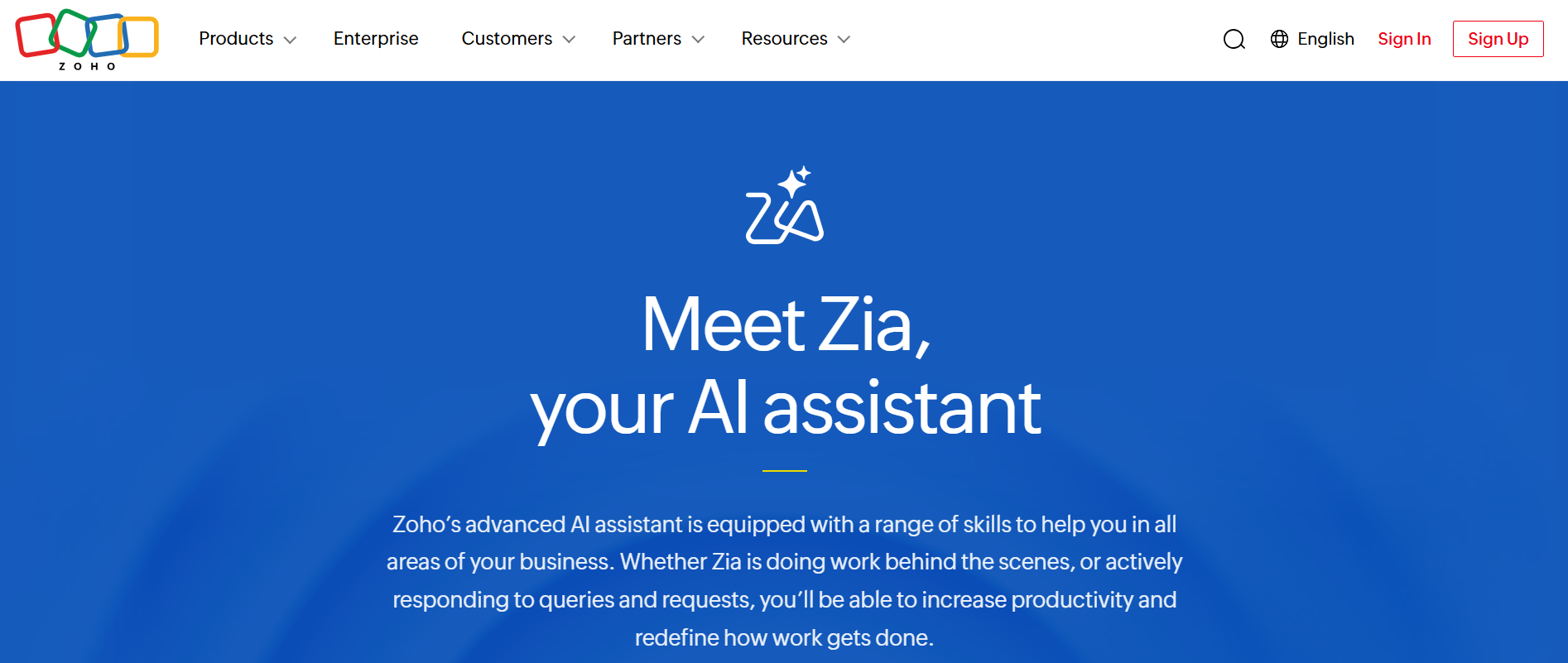 zoho AI Suite