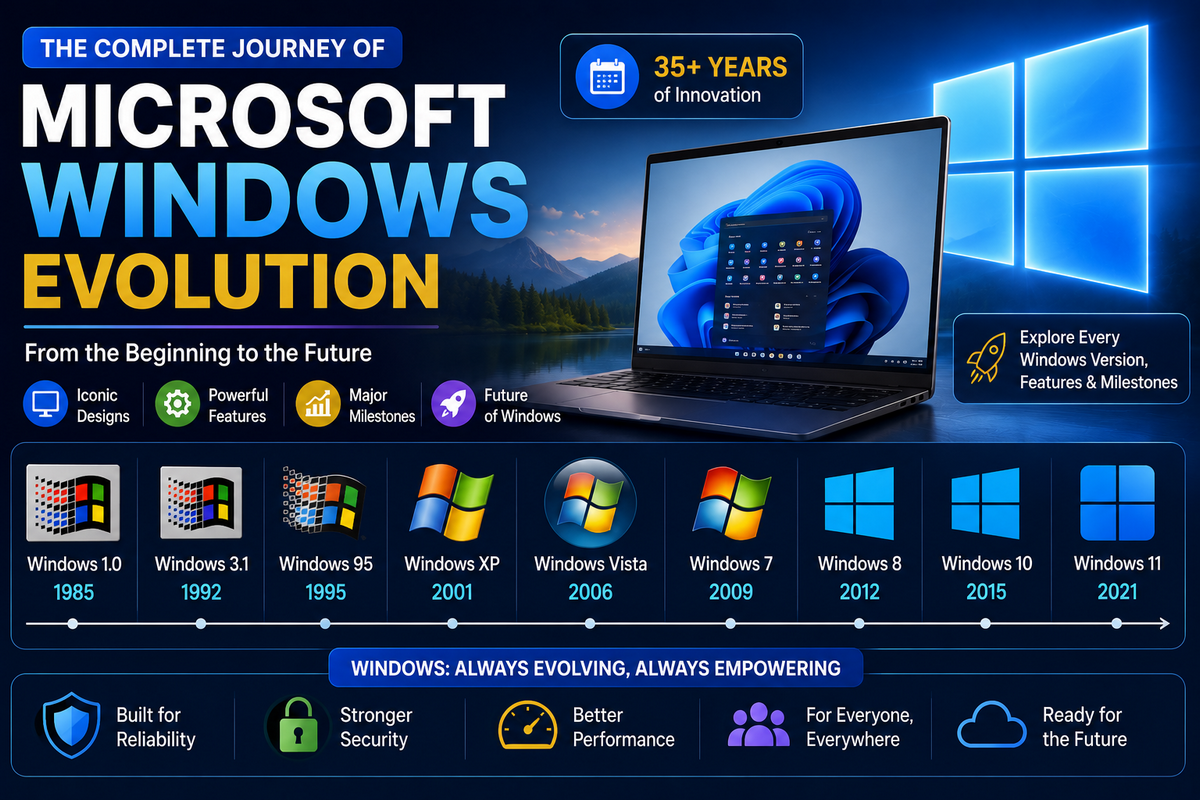 Microsoft Windows Evolution 2026
