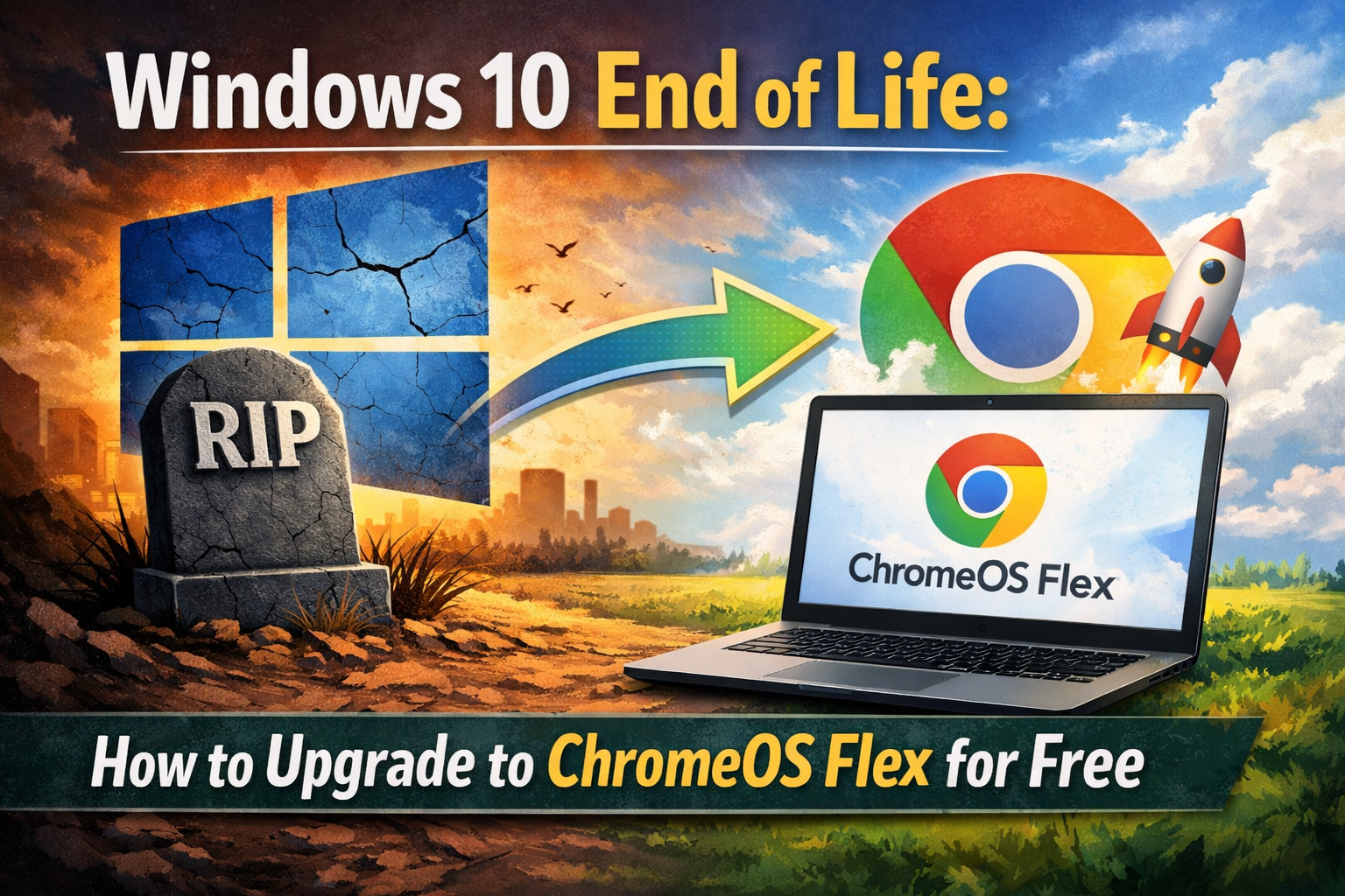 Windows 10 End of Life: How to Upgrade to ChromeOS Flex for Free