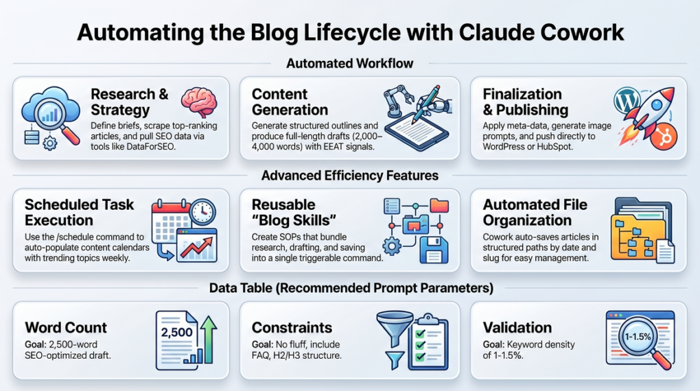 How to Use Claude Cowork for blogging