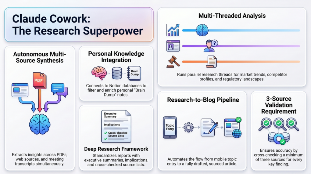 How to Use Claude Cowork for research