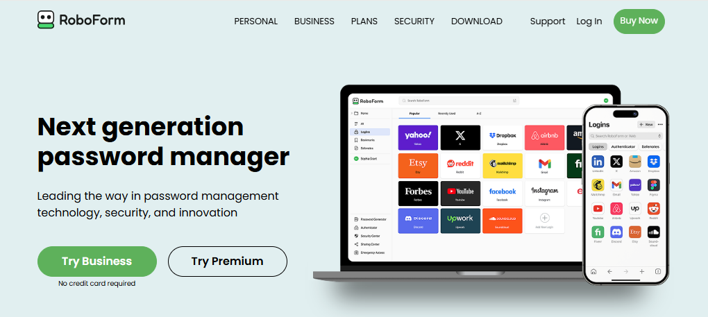 roboform homepage