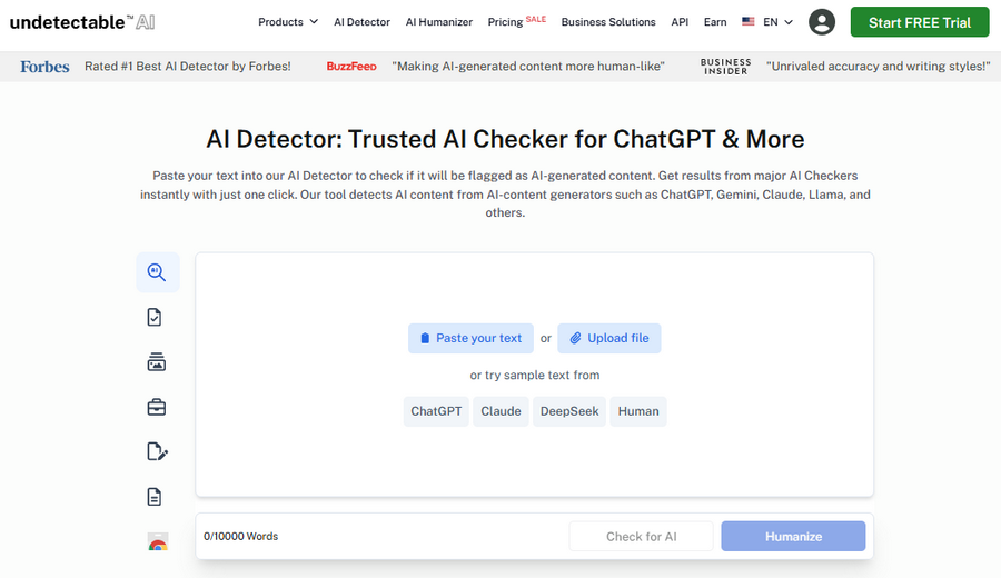 undetectable AI—best AI humanizer tools