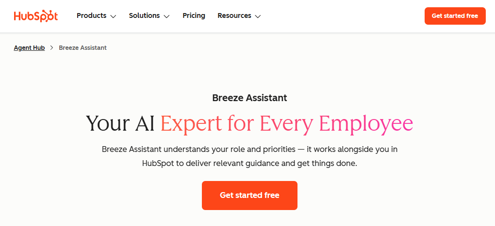 hubspot AI (Breeze Assistant)
