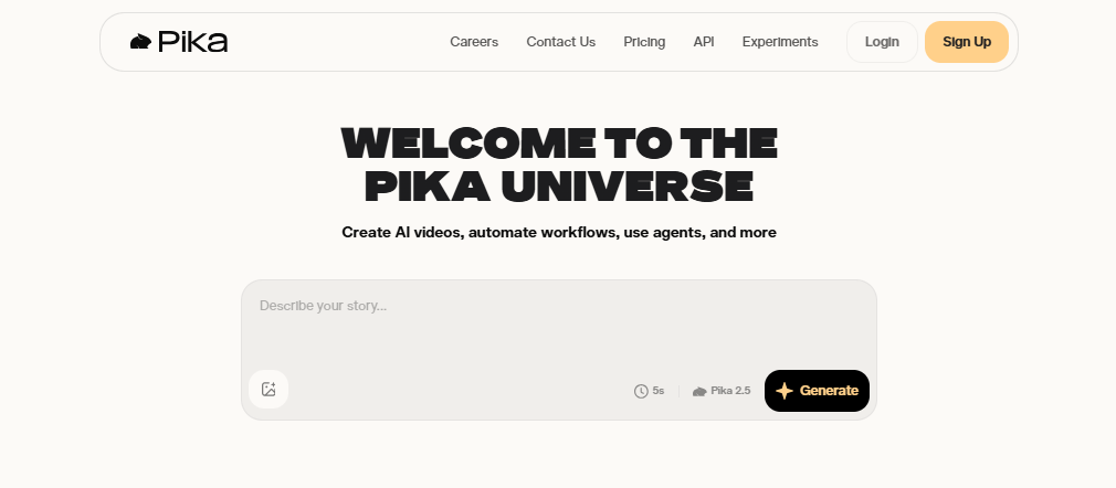 pika ai video generator