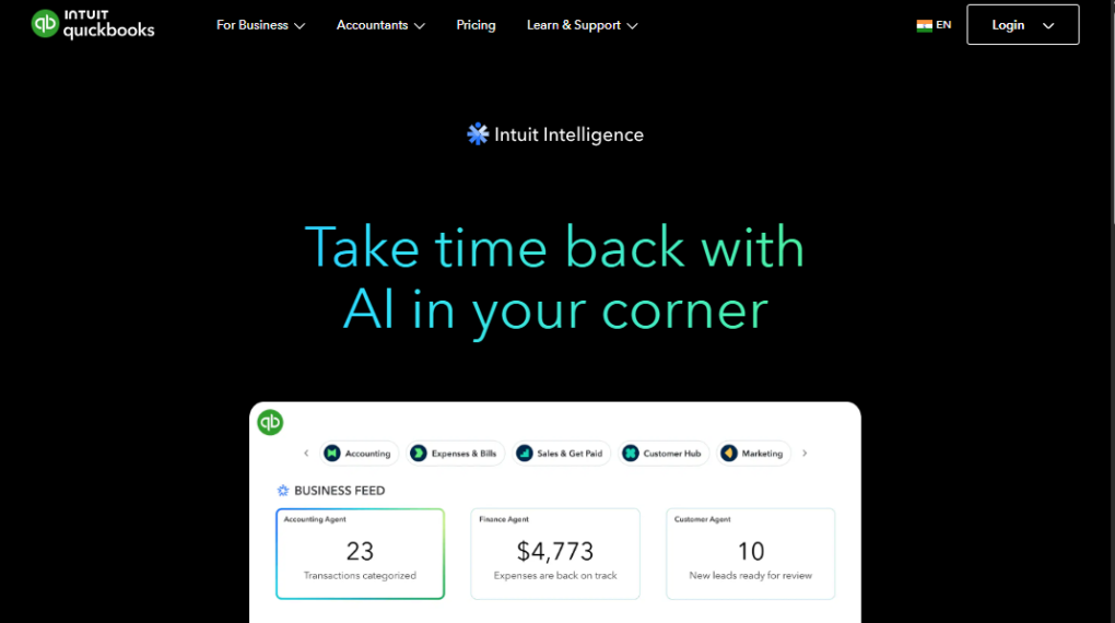 quickbooks AI from intuit