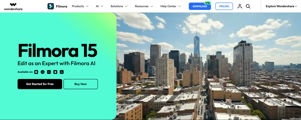 wondershare filmora software