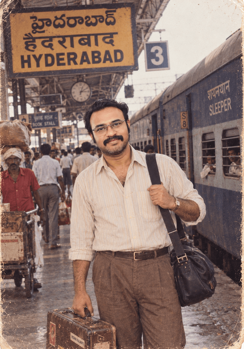 19. 1980s Railway Station
