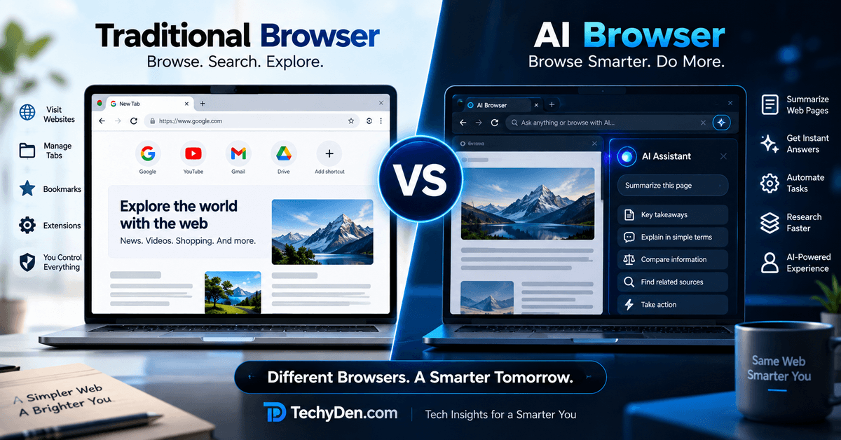 AI Browser vs Traditional Browser