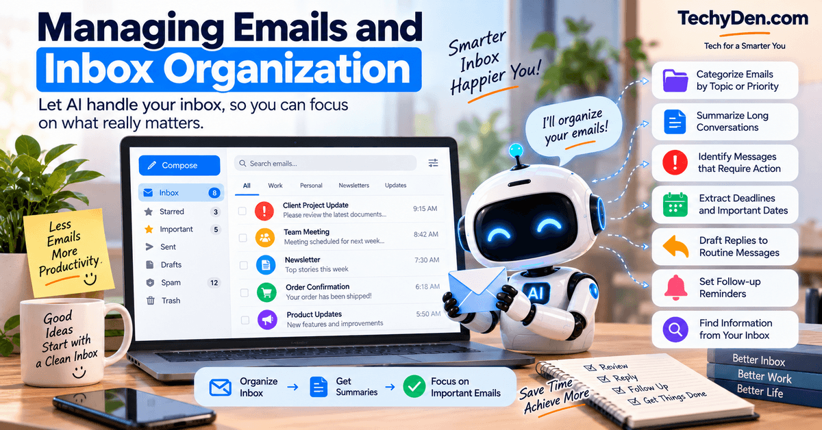 Managing Emails and Inbox Organization - TechyDen