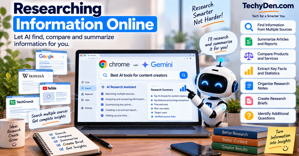 researching information online