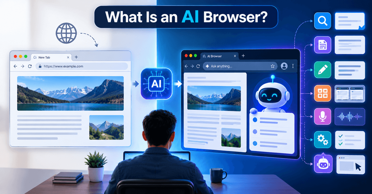what is an AI browser