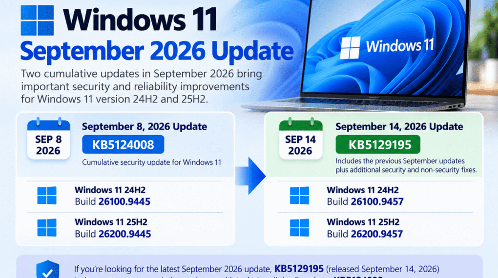 windows 11 september 2026 update