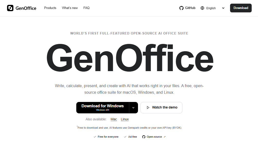GenOffice Homepage