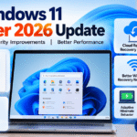 Windows 11 October 2026 Update featuring new features, security fixes, and performance improvements