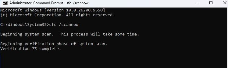 Windows 11 - System file checker SFC
