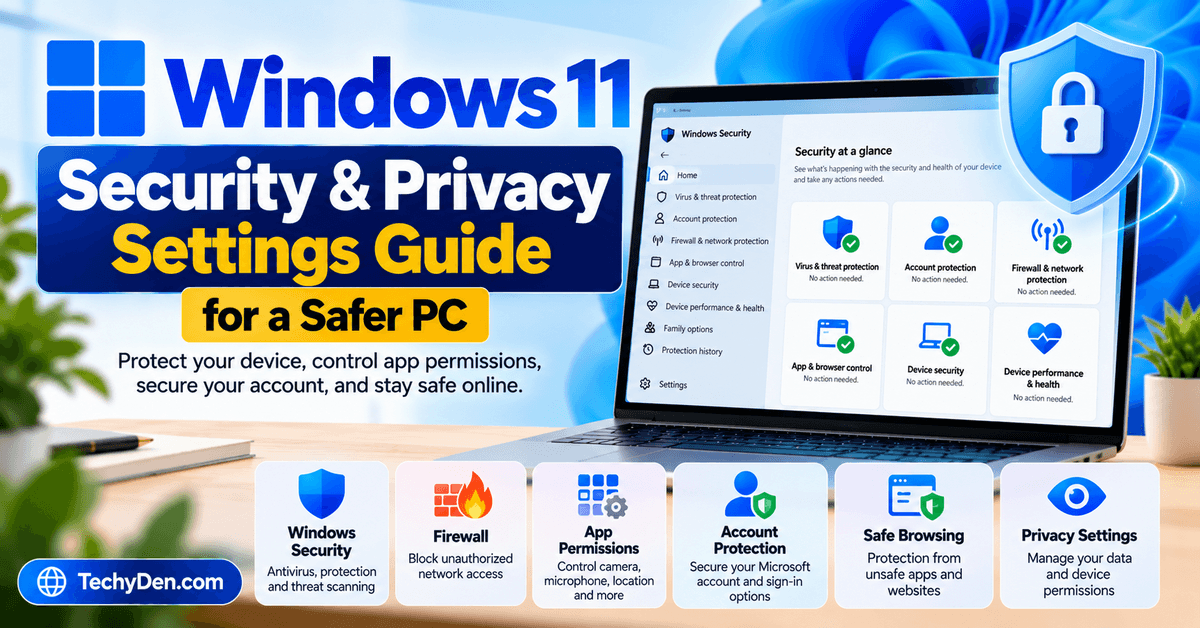 Windows 11 security and privacy settings guide for safer PC techyden