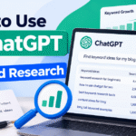 how to use chatgpt for keyword research