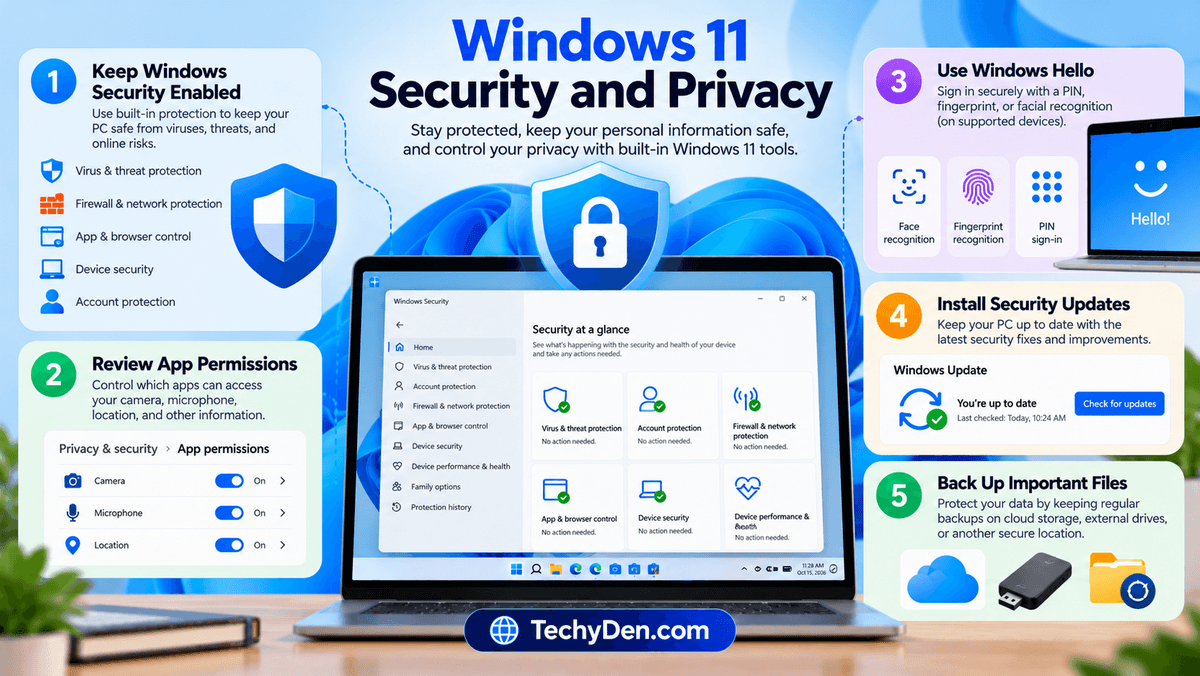windows 11 security and privacy