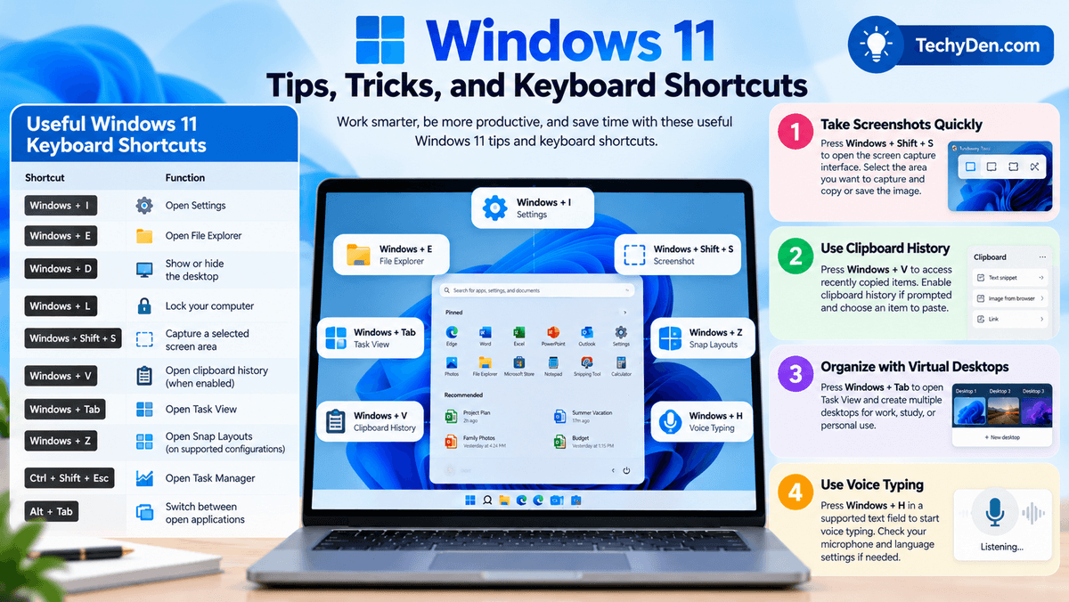 windows 11 tips tricks and keyboard shortcuts